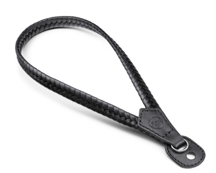 Leica 라이카 Wrist Strap, leather, braided, black