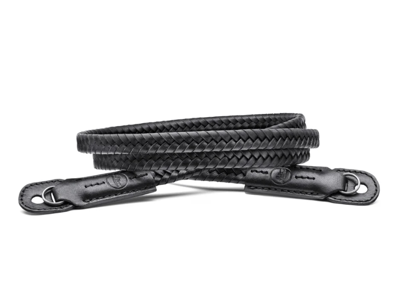 Leica 라이카 Carrying Strap, leather, braided, black