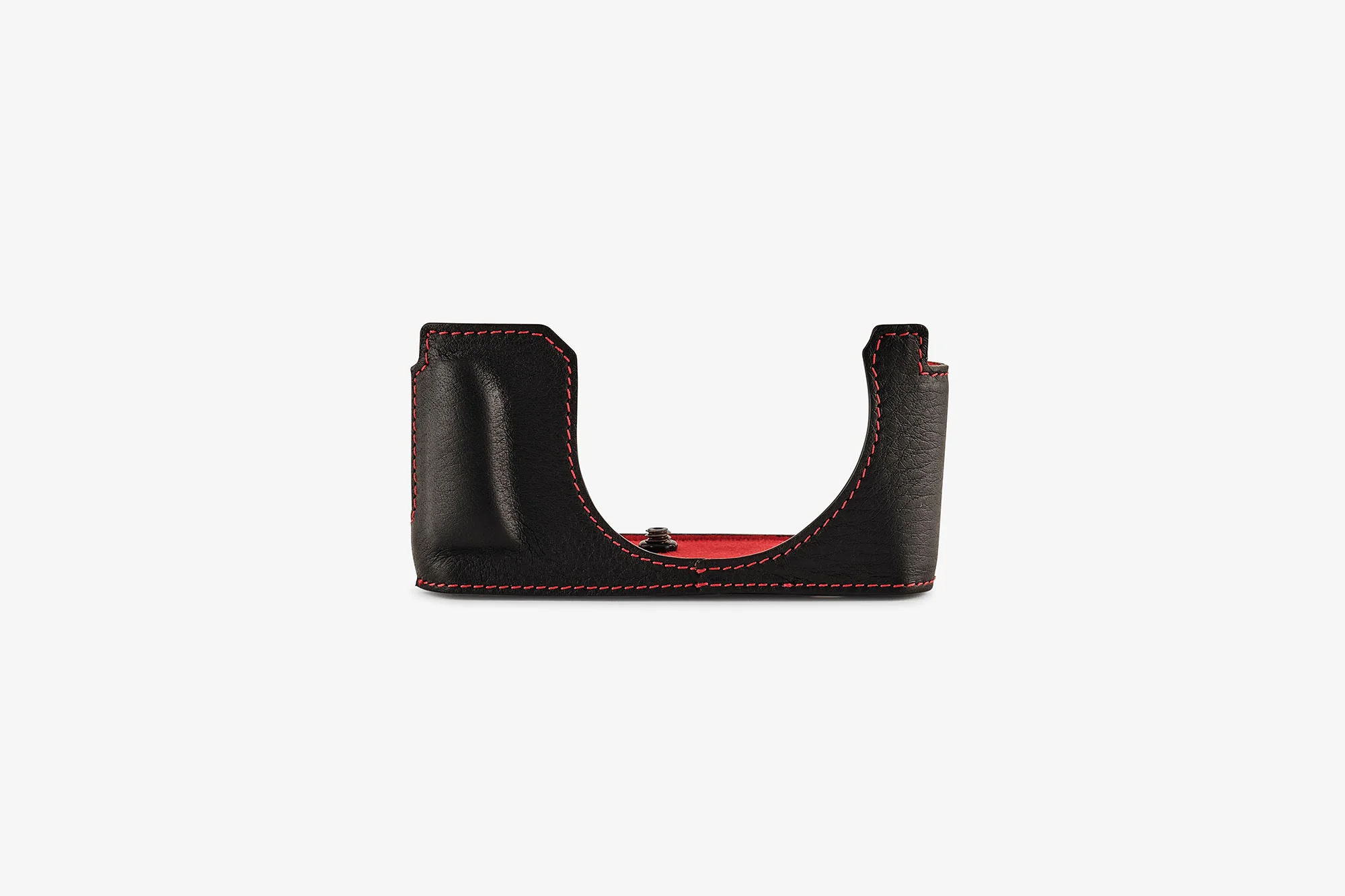 Leica 라이카 D-Lux 8 Half Case black/red stitching