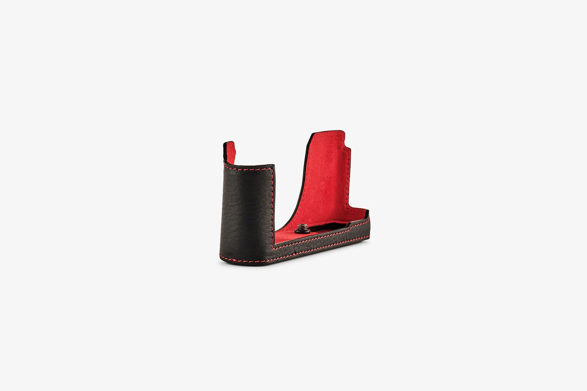 Leica 라이카 D-Lux 8 Half Case black/red stitching